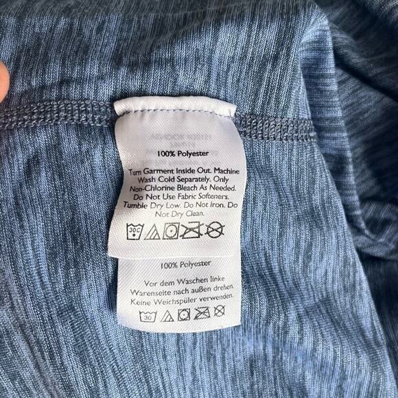 Eddie Bauer Freedry Performance Top Size Medium Long Sleeve Back Keyhole Yoga - Picture 4 of 10